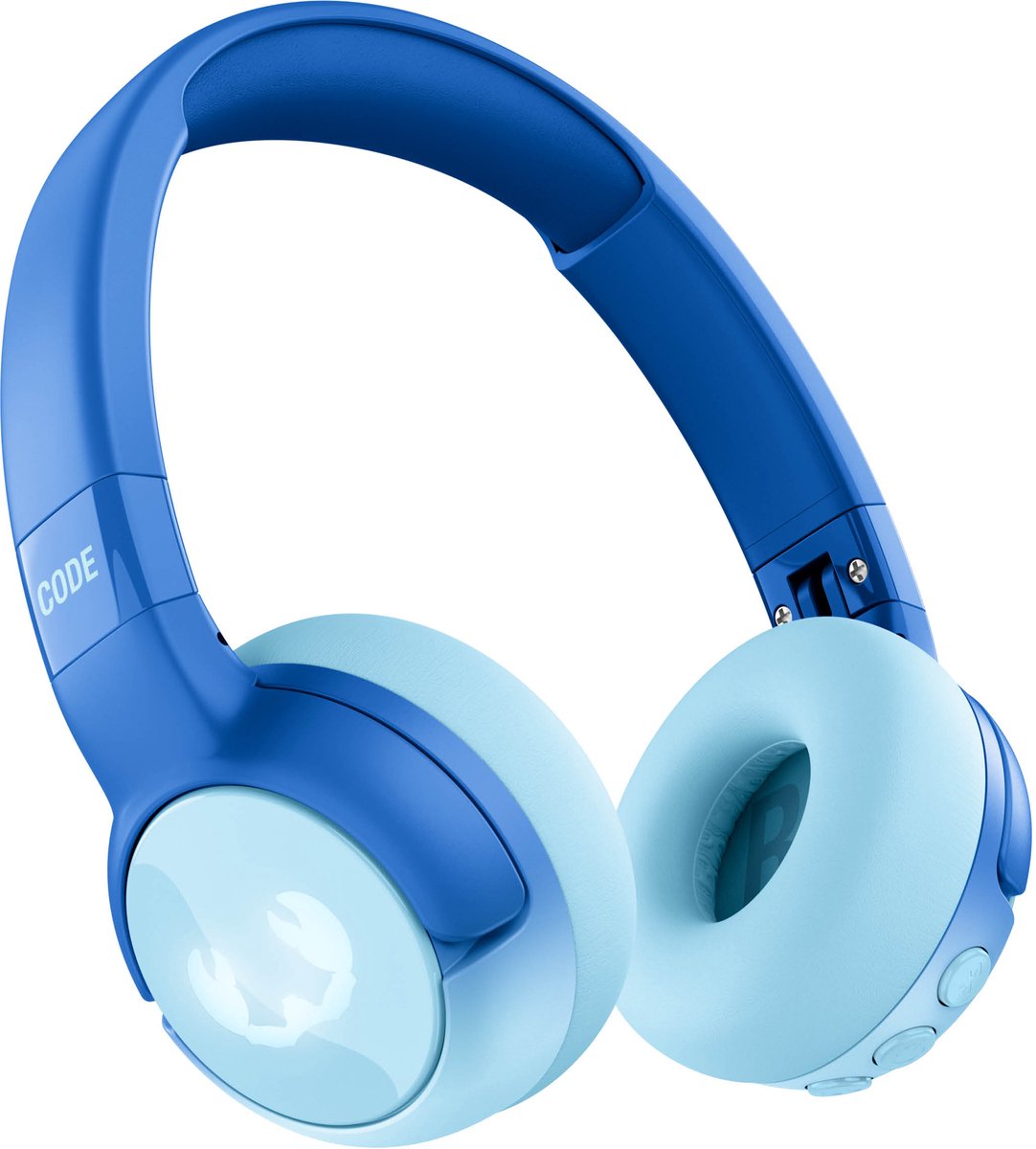 Fresh 'n Rebel Code Junior - Draadloze Bluetooth Koptelefoon voor Kinderen - Kids Koptelefoon - Inclusief Kabel - Wavy Water