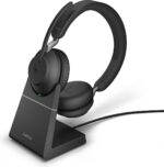 Jabra Evolve2 65 MS Stereo Bluetooth Headset USB-A - Microsoft Teams gecertificeerd - Incl. Laadstandaard - Zwart